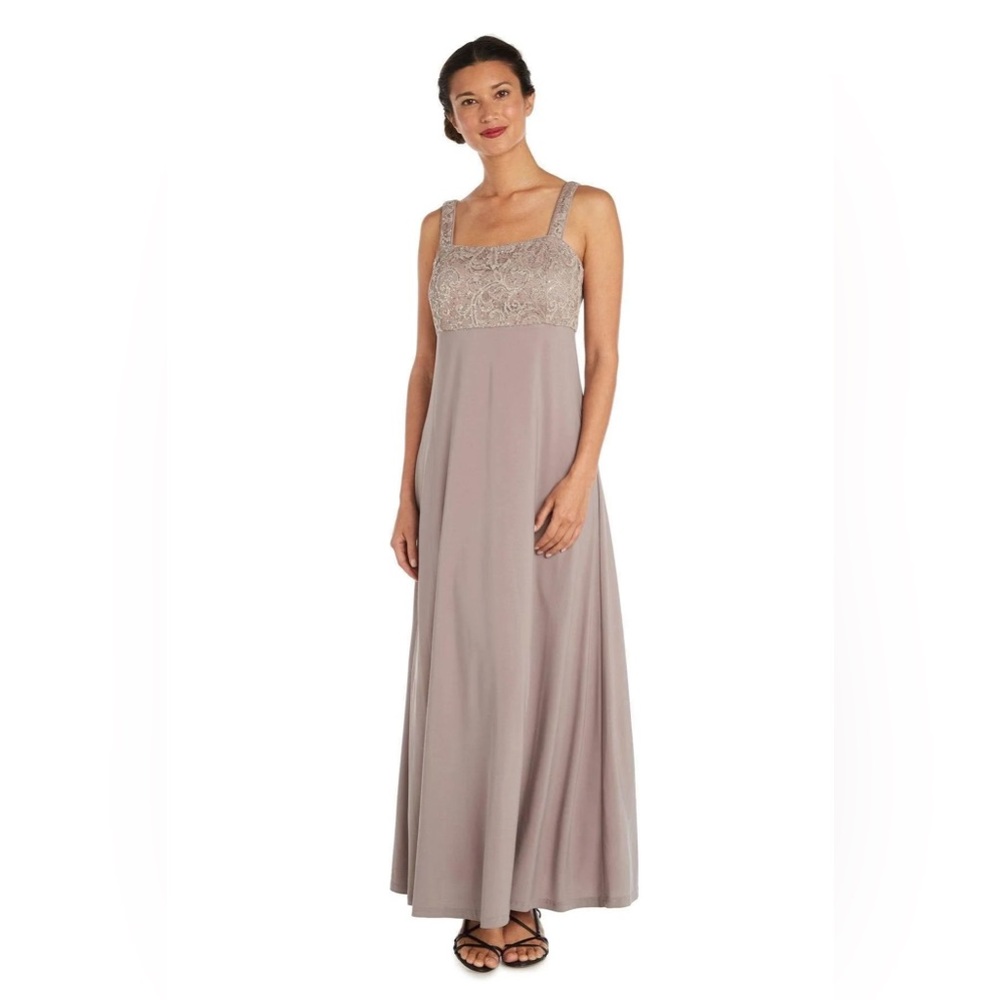 Ladies Special Occasions Evening Gown -Hand Placed Beaded Formal Dress US 16